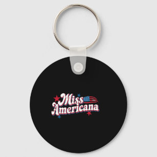 Amare Box America 4th Of July Miss Americana Retro Key Ring