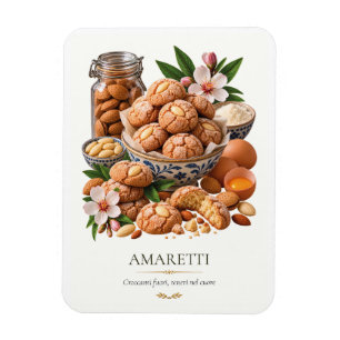 Amaretti – Vintage Italian Dessert Magnet