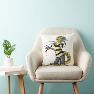 Amargasaurus Posing As Freddy Krueger. Cushion