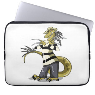 Amargasaurus Posing As Freddy Krueger. Laptop Sleeve