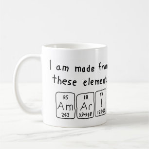 Amari periodic table name mug