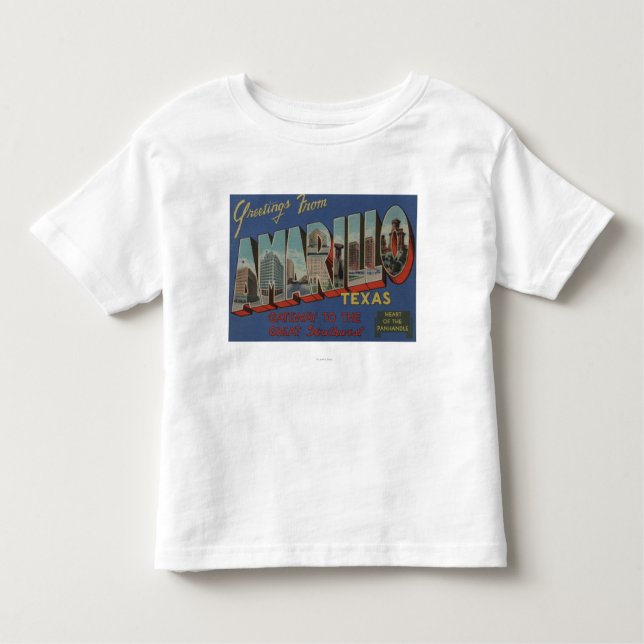 Amarillo, Texas (Heart of the Pan-Handle) Toddler T-Shirt (Front)