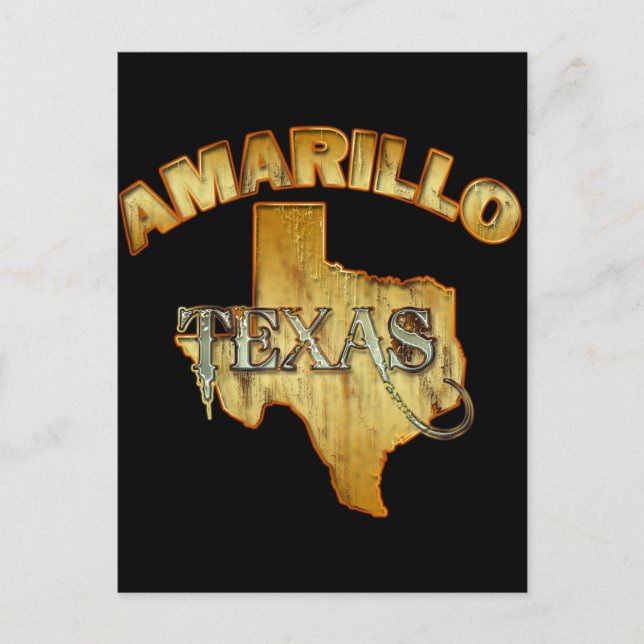 AMARILLO, TEXAS POSTCARD (Front)