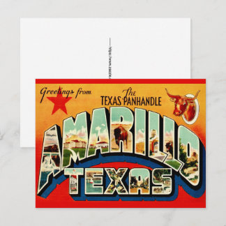 Amarillo TX Postcard