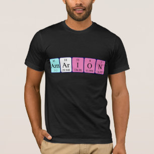Amarion periodic table name shirt