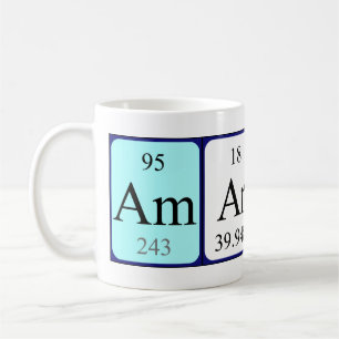 Amaris periodic table name mug