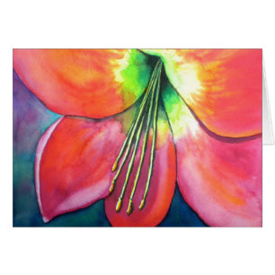 Amaryllis card