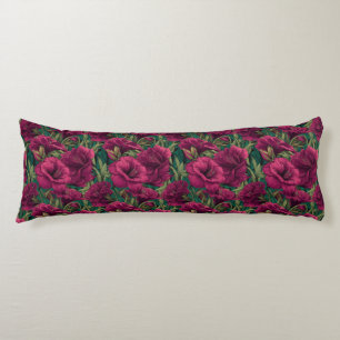 Amaryllis Floral Condo Decor Coastal Wedge Body Cushion