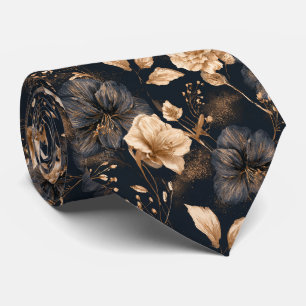 Amaryllis Floral Father Groom Seaside Wedding Tie