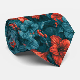 Amaryllis Flower Brother Business Attire Tie