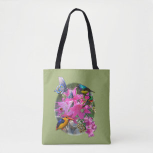 Amaryllis-flower Garden meeting Tote Bag