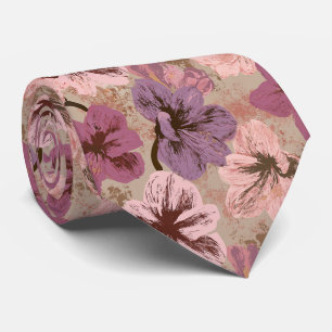 Amaryllis Flower Menswear Unique Wedding Tie