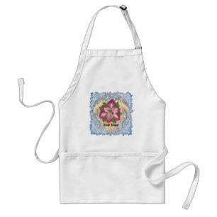 Amaryllis flowers in Hands Standard Apron