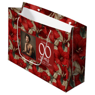 Amaryllis Garden Female Birthday Gift For Mum Large Gift Bag