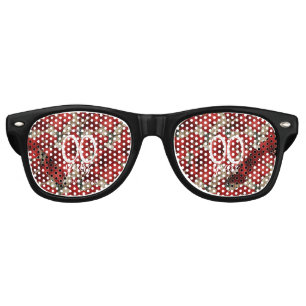 Amaryllis Garden Milestone Birthday Modern Retro Sunglasses