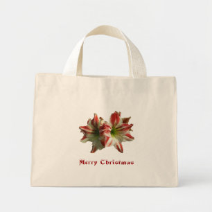Amaryllis Merry Christmas Tote Bag