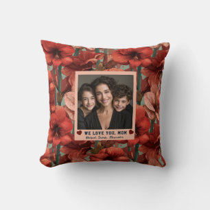 Amaryllis Mummy Mum Son Room Decor Cottagecore Cushion