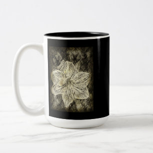 Amaryllis Old Time Sketch Mother's Day Two-Tone Coffee Mug