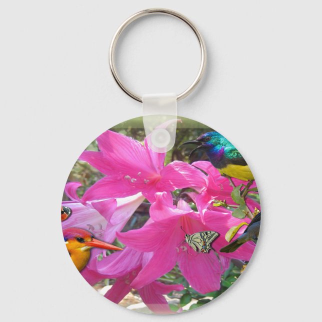 Amaryllis Party  Key Ring (Front)