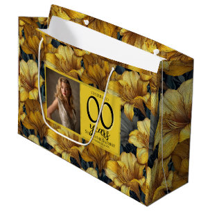 Amaryllis Petal 21St Birthday Party Large Gift Bag