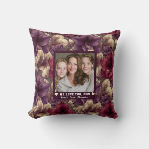 Amaryllis Proud Mum Mum Guest Room Decor Classic Cushion