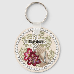 Amaryllis Rosary   Key Ring