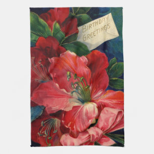 Amaryllis Tea Towel