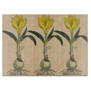 Amaryllis Tulip Botanical Garden Flower Cutting Board