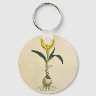 Amaryllis Tulip Botanical Garden Flower Key Ring