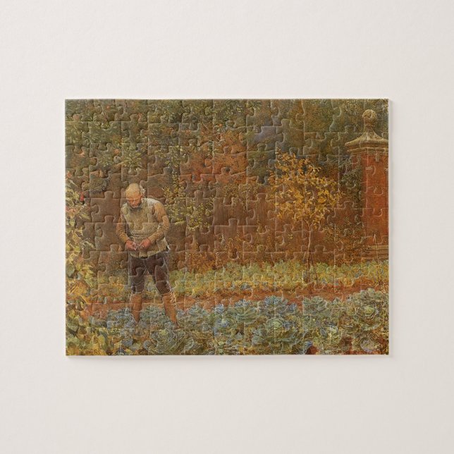 Amateur (Coachman & Cabbages) by Frederick Walker Jigsaw Puzzle (Horizontal)