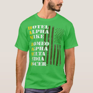 Amateur Ham Radio Operator Phonetic Alphabet  T-Shirt
