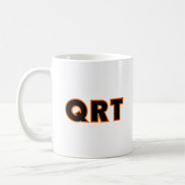 Amateur Ham Radio QRT Coffee Mug (Left)