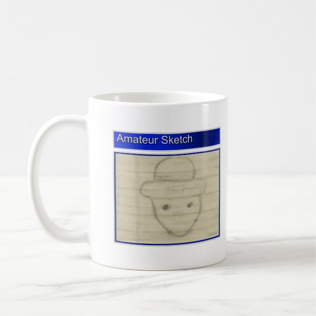 Amateur Leprechaun Sketch Coffee Mug (Left)