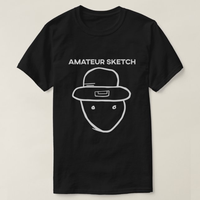 Amateur Leprechaun Sketch Mobile Alabama St Patric T-Shirt (Design Front)