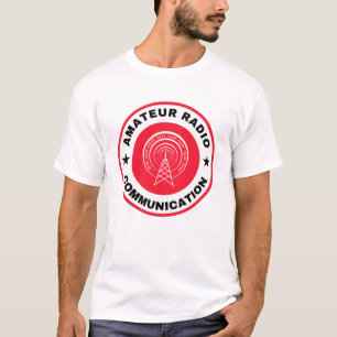Amateur Radio Comunication tshirt Red