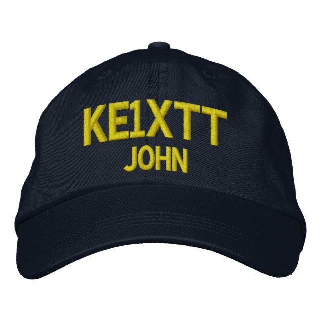Amateur Radio / Ham Radio Callsign Hat (Front)