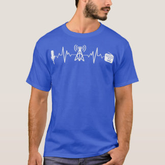 Amateur Radio Heartbeat  1  T-Shirt