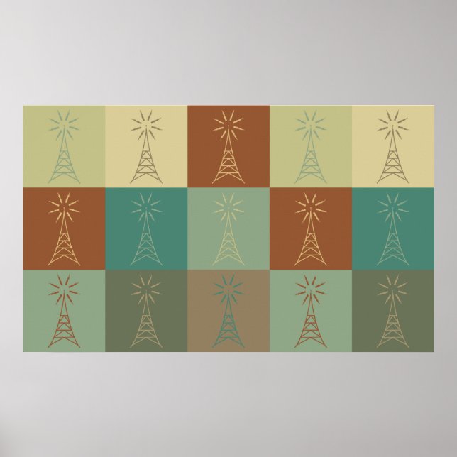 Amateur Radio Pop Art Poster (Front)