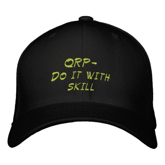 Amateur Radio QRP Skill Hat (Front)