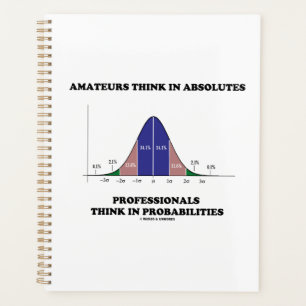 Amateurs Think Absolutes Professionals Think Stats Planner