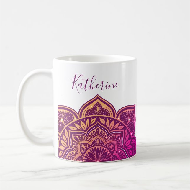 Amaya Mandala Personalized Mug (Left)