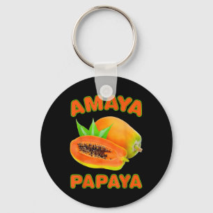 Amaya Papaya Funny For Men Women Key Ring
