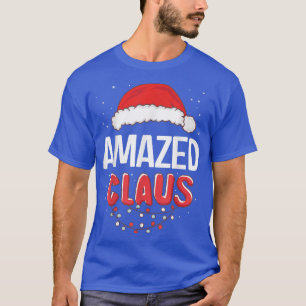 Amazed Santa Claus Christmas Matching Costume T-Shirt
