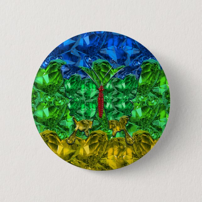 Amazigh 6 Cm Round Badge (Front)