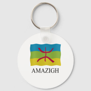 Amazigh Flag Key Ring