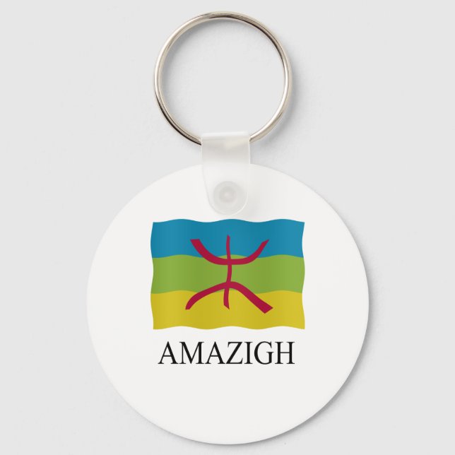 Amazigh Flag Key Ring (Front)