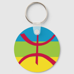 Amazigh Flag Key Ring
