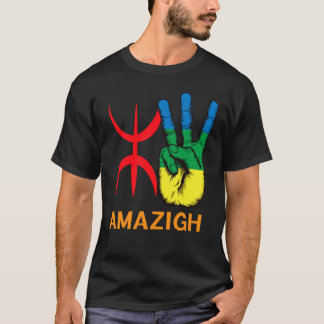 amazigh hand and yaz alphabet T-Shirt