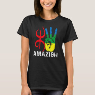 amazigh hand and yaz symbole with tifinagh T-Shirt