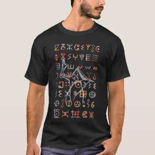 Amazigh Kabyle Berber Tattoo symbols tifinagh art  T-Shirt